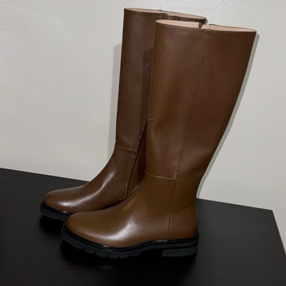 Stuart Weitzman Women’s Keelan Zip Boot Style Color Walnut brown- Size:5 - Picture 1 of 10